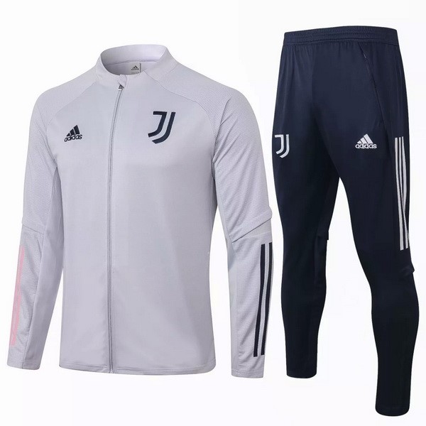 Trainingsanzug Juventus 2020-21 Grau Schwarz